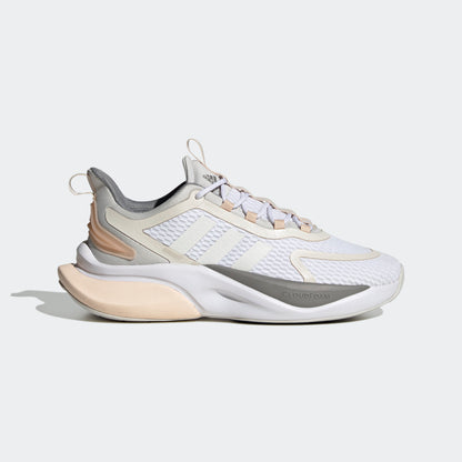 Adidas Alphabounce + Sneakers - White / Beige / Light Grey / Light Orange - view 1
