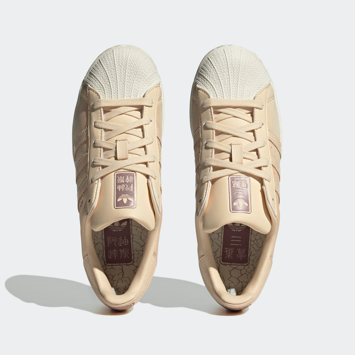Adidas Superstar Sneakers - Orange / White - view 3