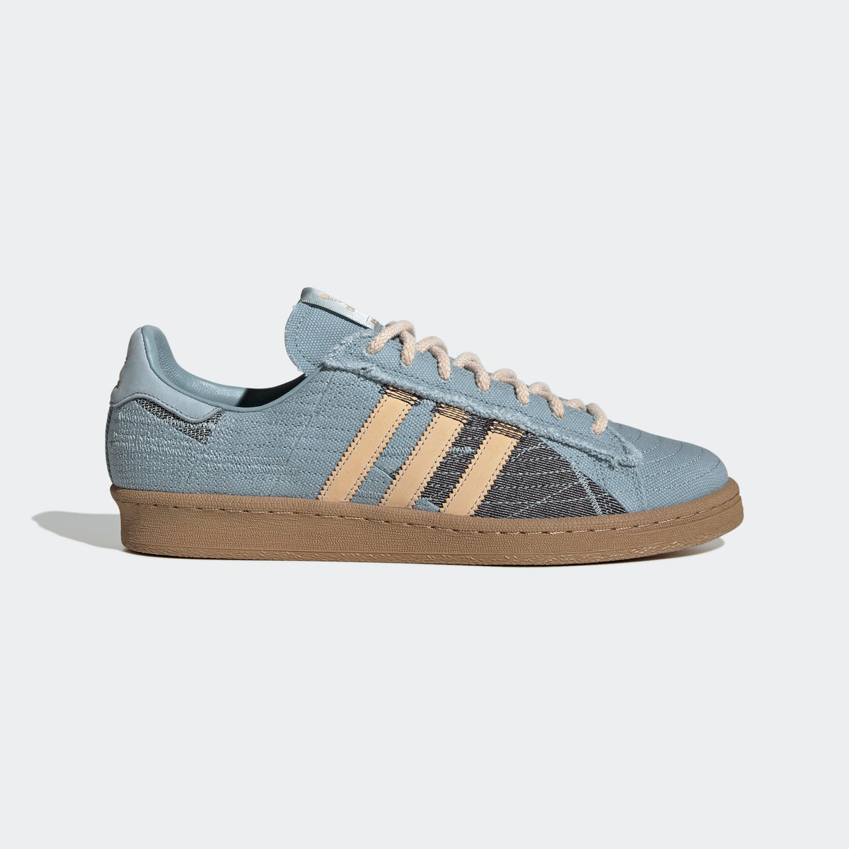 Adidas Campus 80S SILK ROAD Sneakers - Grey Blue / Black / Sand Yellow - view 1