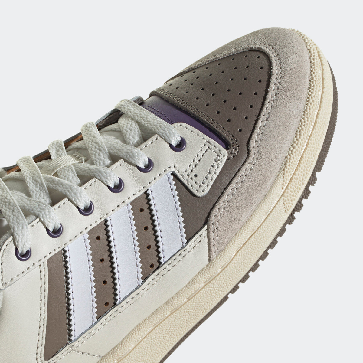 Adidas Centennial 85 LOW Sneakers - Off White / Coffee / Purple / Crystal White / Light Grey - view 8