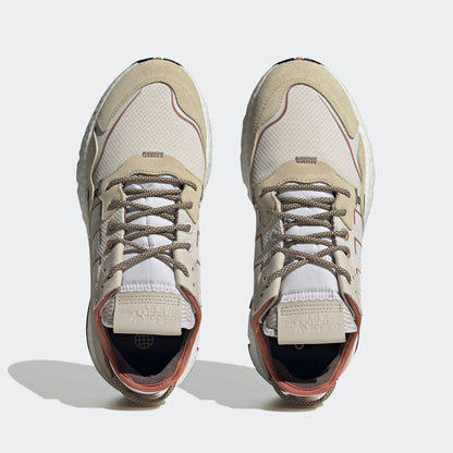 Adidas NITE Jogger Sneakers - Beige / Dark Coffee - view 5