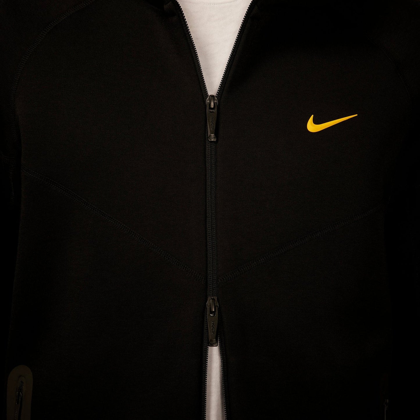 NOCTA Tech Fleece Zip-Up Hoodie Zitronengelb