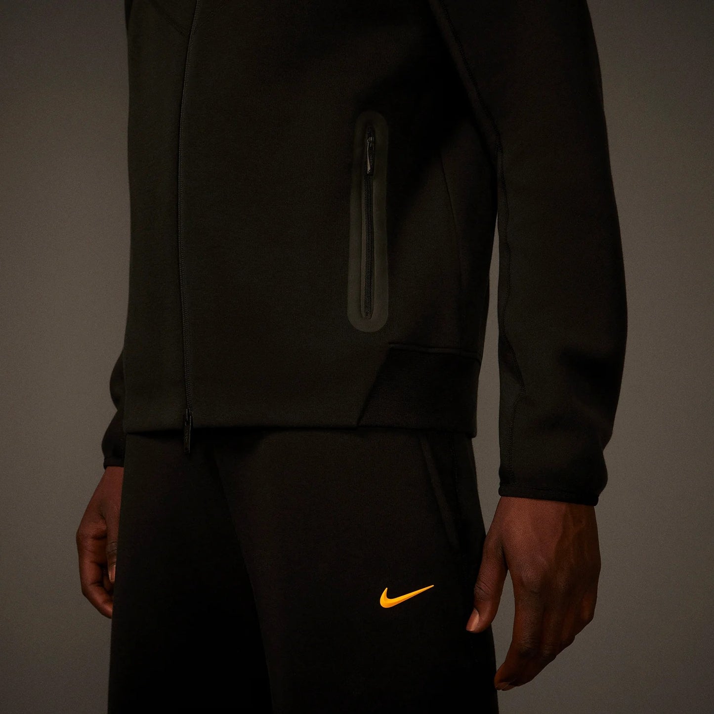 NOCTA Tech Fleece Zip-Up Hoodie Zitronengelb