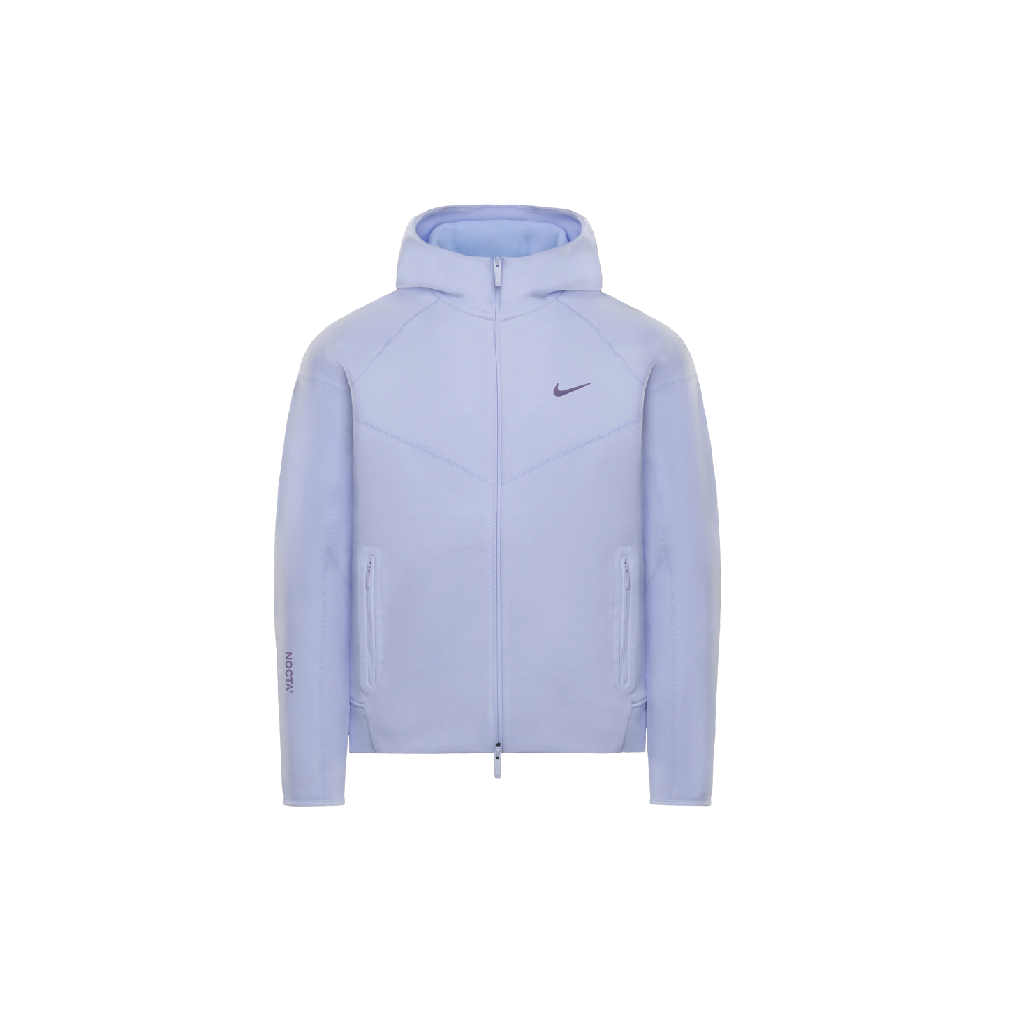 Nike x NOCTA Tech Fleece Full Zip Hoodie Pastel Purple combines