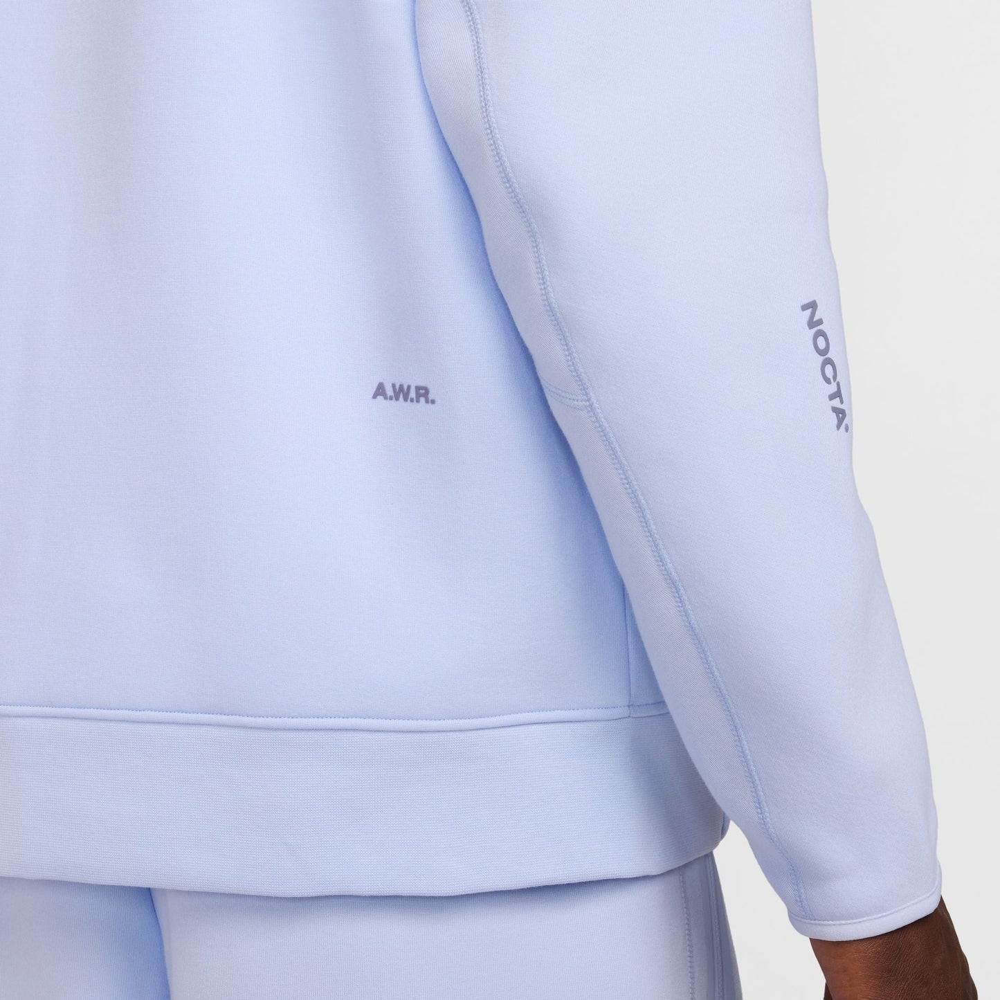 NOCTA Tech Fleece Zip-Up Hoodie 'Palest Purple'
