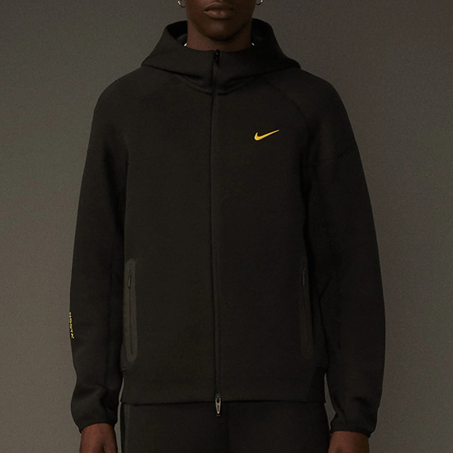 NOCTA Tech Fleece Zip-Up Hoodie Zitronengelb